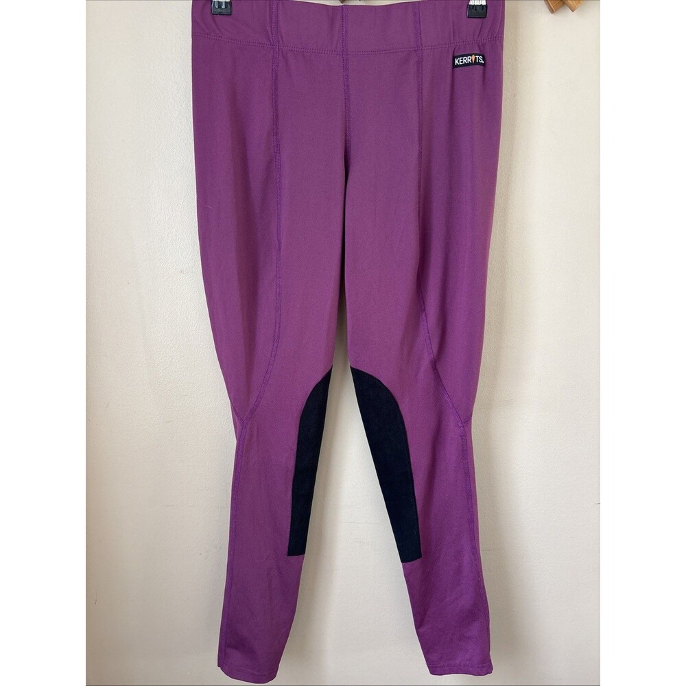 Kerrits Riding Tights Womens L Purple Equestrian Performance Pants